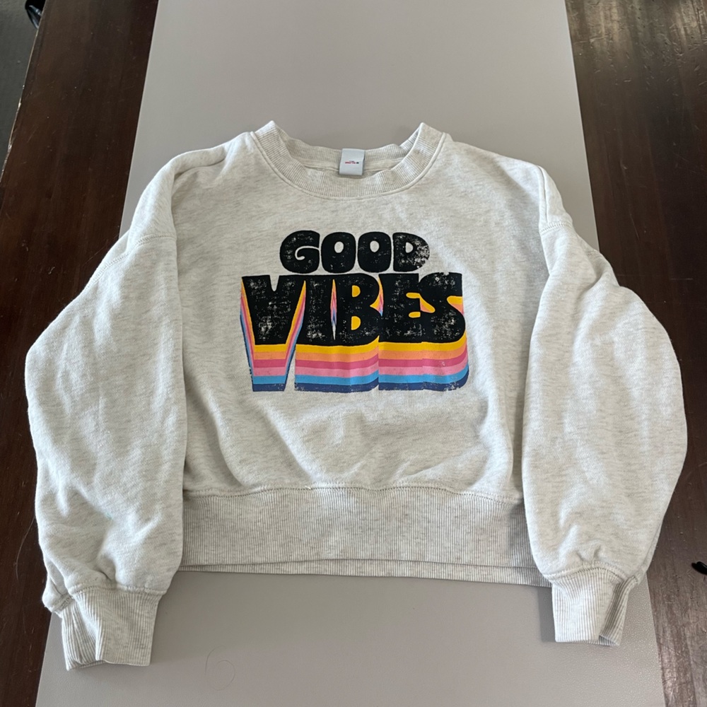 Good vibes sweatshirt kids